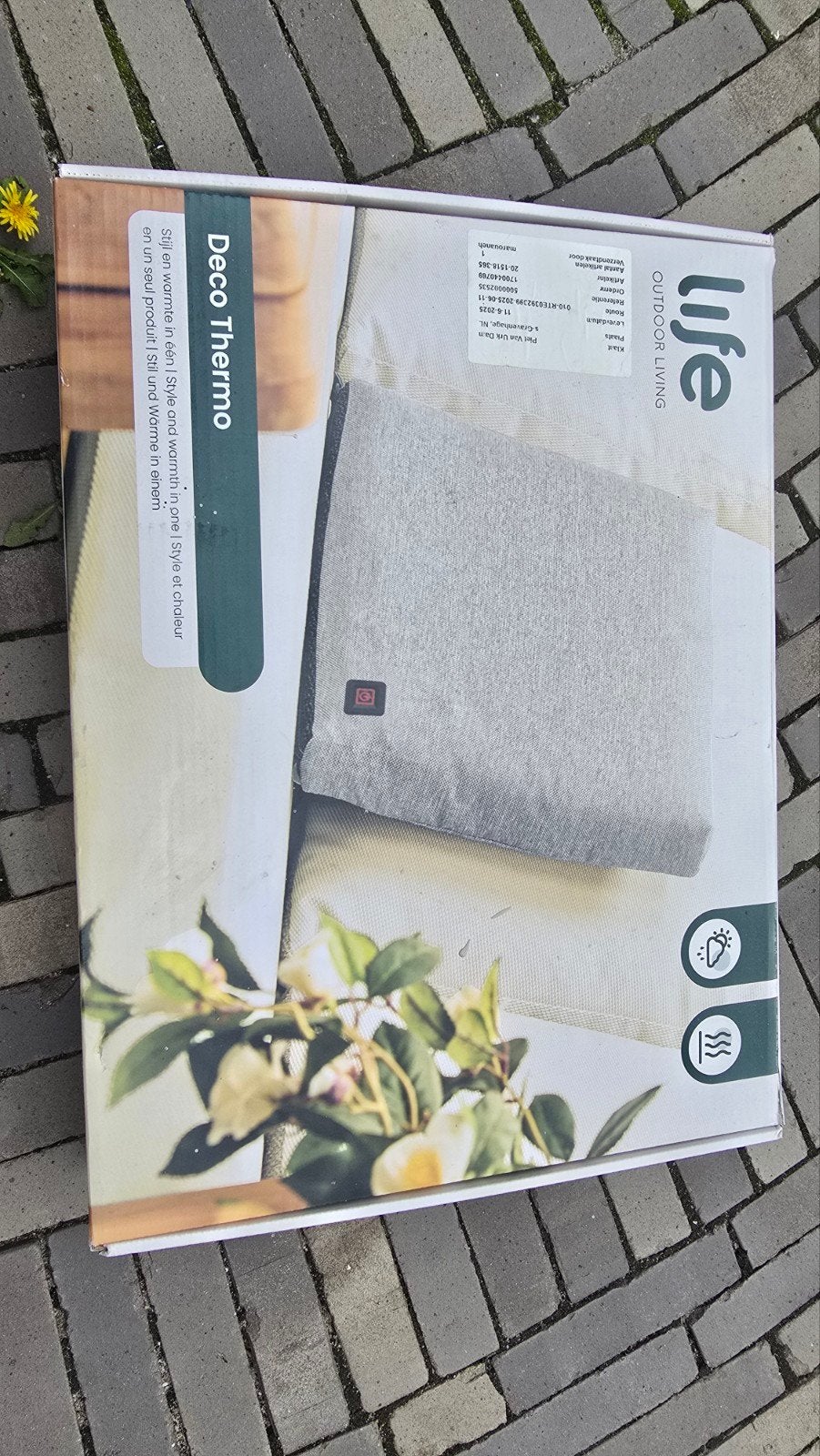 Life Deco Thermo Elektrische Verwarmd kussen - Nieuw, Ophalen of Verzenden, Nieuw, Elektrisch, Vloer