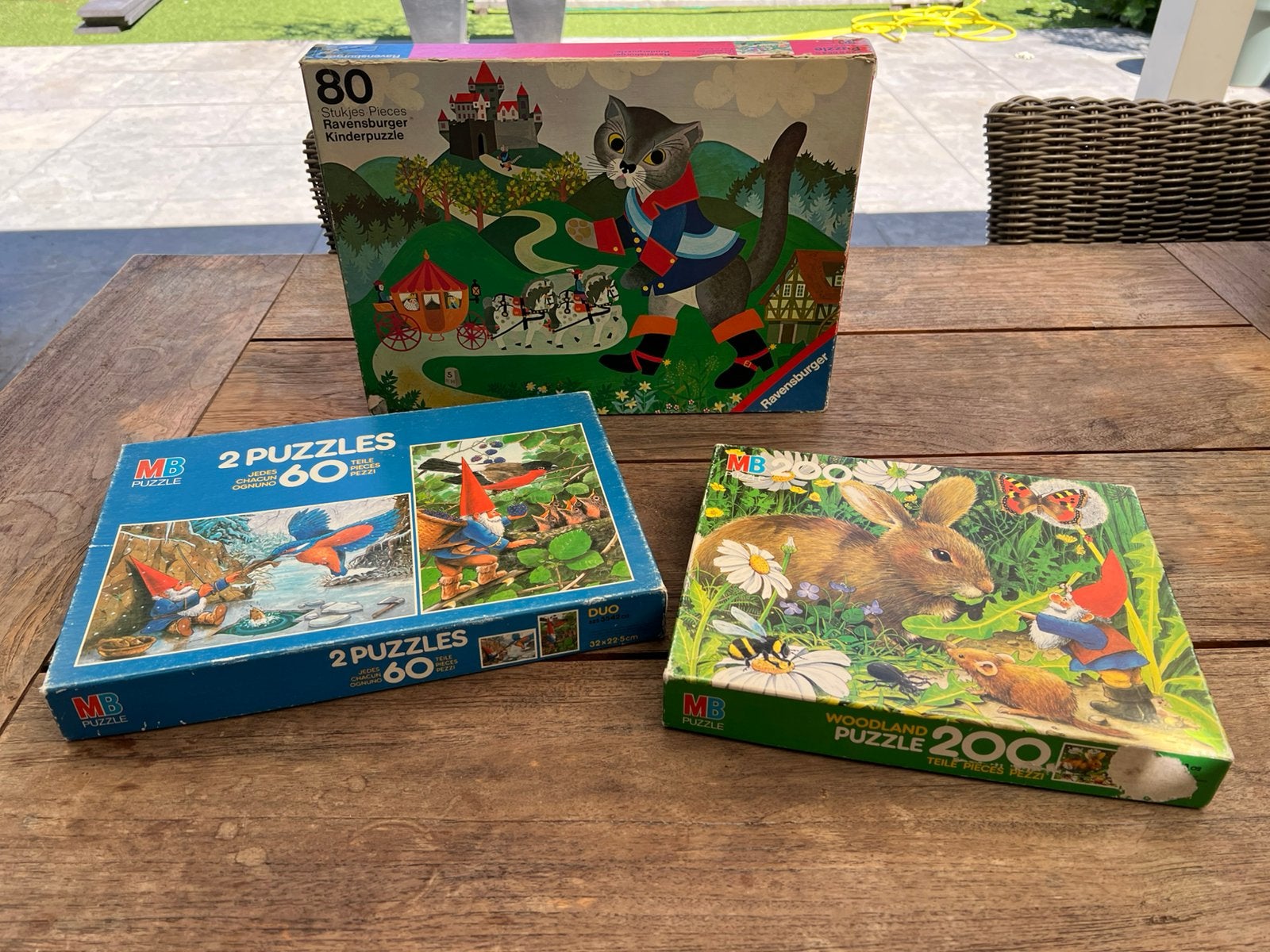 Nostalgische puzzels, Ophalen of Verzenden, Gebruikt