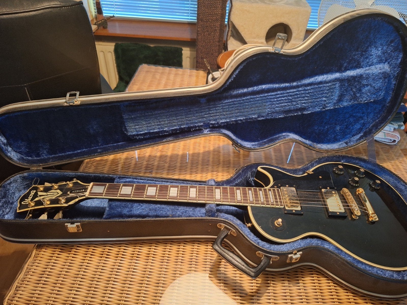 Vintage 1978 Ibanez Model 2350 Les Paul Custom "Lawsuit" – V, Ophalen, Gebruikt, Solid body, Ibanez