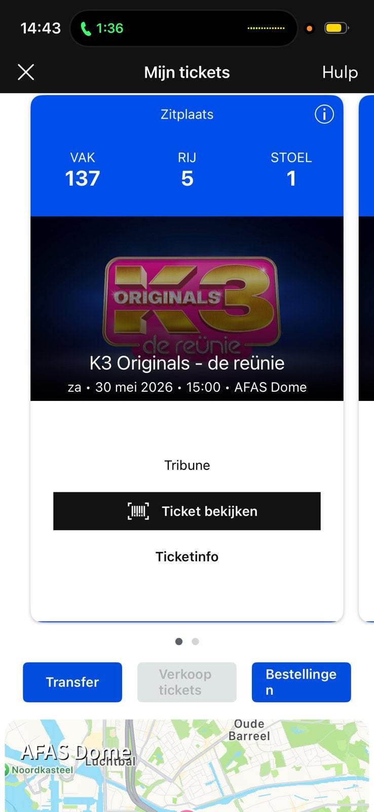 K3 Antwerpen reunie 30 mei, Tickets en Kaartjes, Evenementen en Festivals, Eén persoon