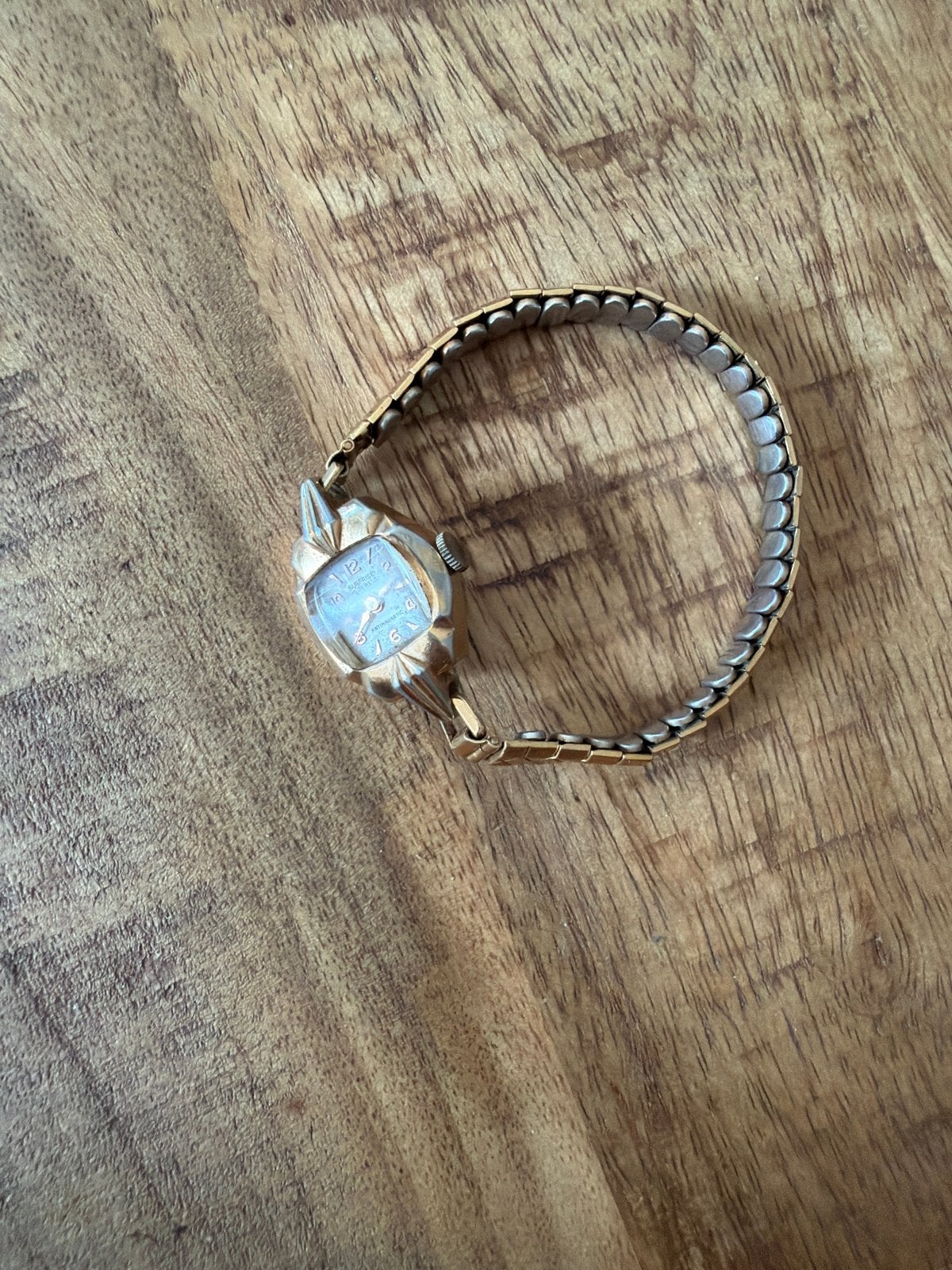 Vintage Surprise 15 Jewels Dameshorloge, Overige merken, Overige materialen, Gebruikt, Polshorloge
