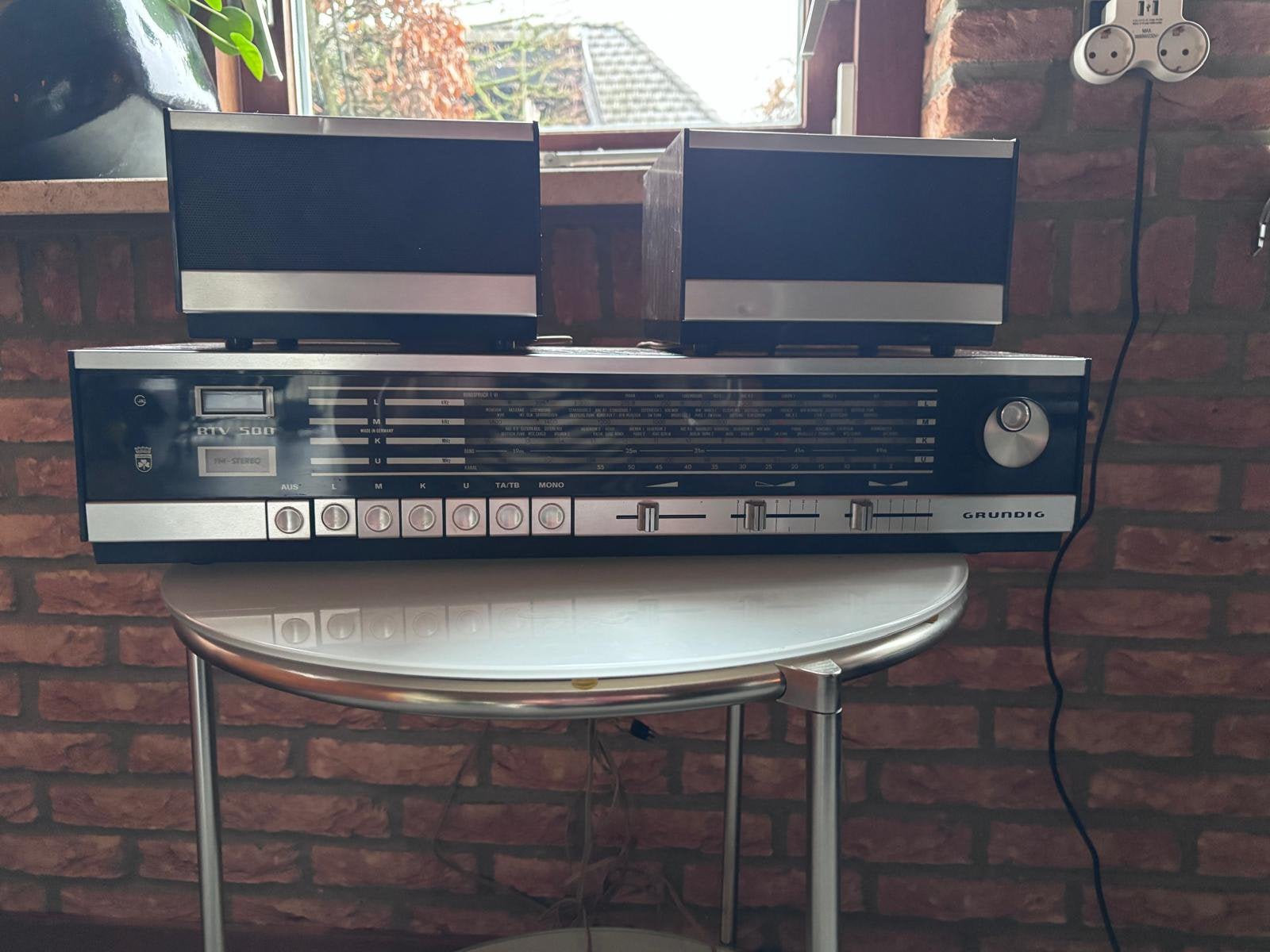 Vintage Grundig RTV 500 radio, Ophalen, Gebruikt, Radio