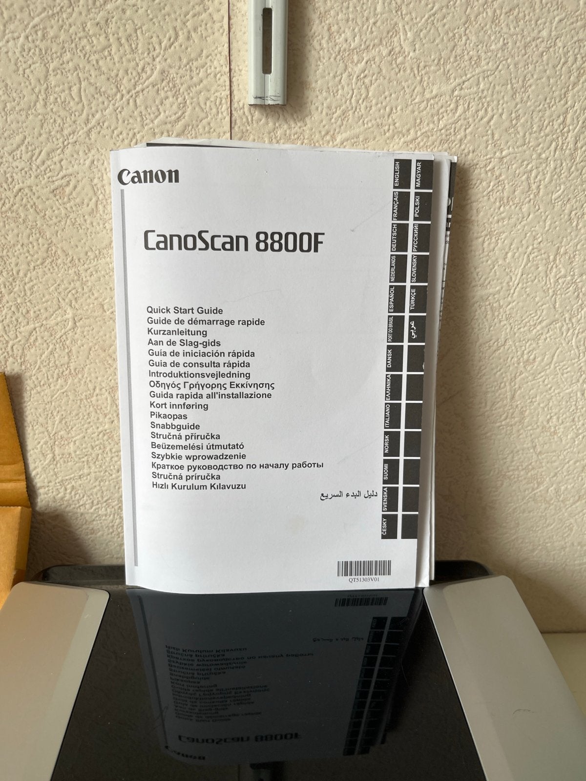 Canon CanoScan 8800F Flatbedscanner met Filmscanner, Computers en Software, Scanners, Ophalen of Verzenden, Zo goed als nieuw