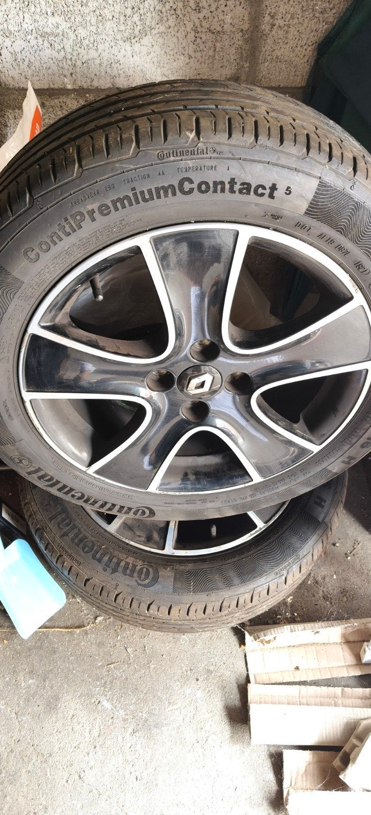 originele Renault Clio velgen met band, Auto-onderdelen, Banden en Velgen, Ophalen, Gebruikt, 16 inch, Banden en Velgen