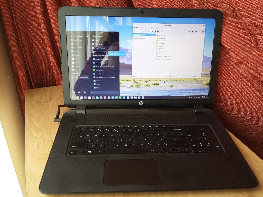 HP Notebook, 17 inch, 128Gb SSD + 500Gb HDD, met Linux Mint, Computers en Software, Gebruikt, Qwerty, Verzenden, 8 GB