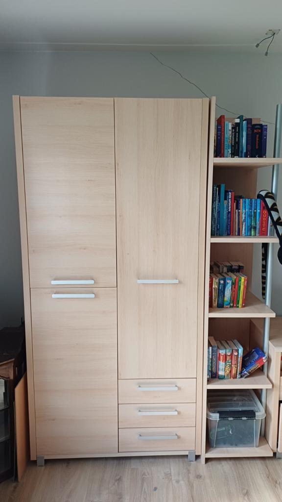 Gautier hang-legkast met bijpassende boekenkast, Met deur(en), 100 tot 150 cm, 200 cm of meer, Ophalen of Verzenden