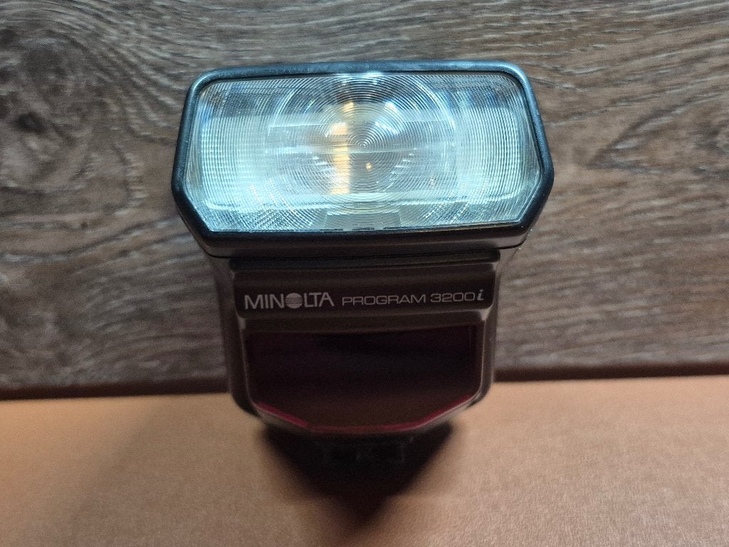 Minolta Program 3200i, Gebruikt, Minolta, Externe flitser, Minolta