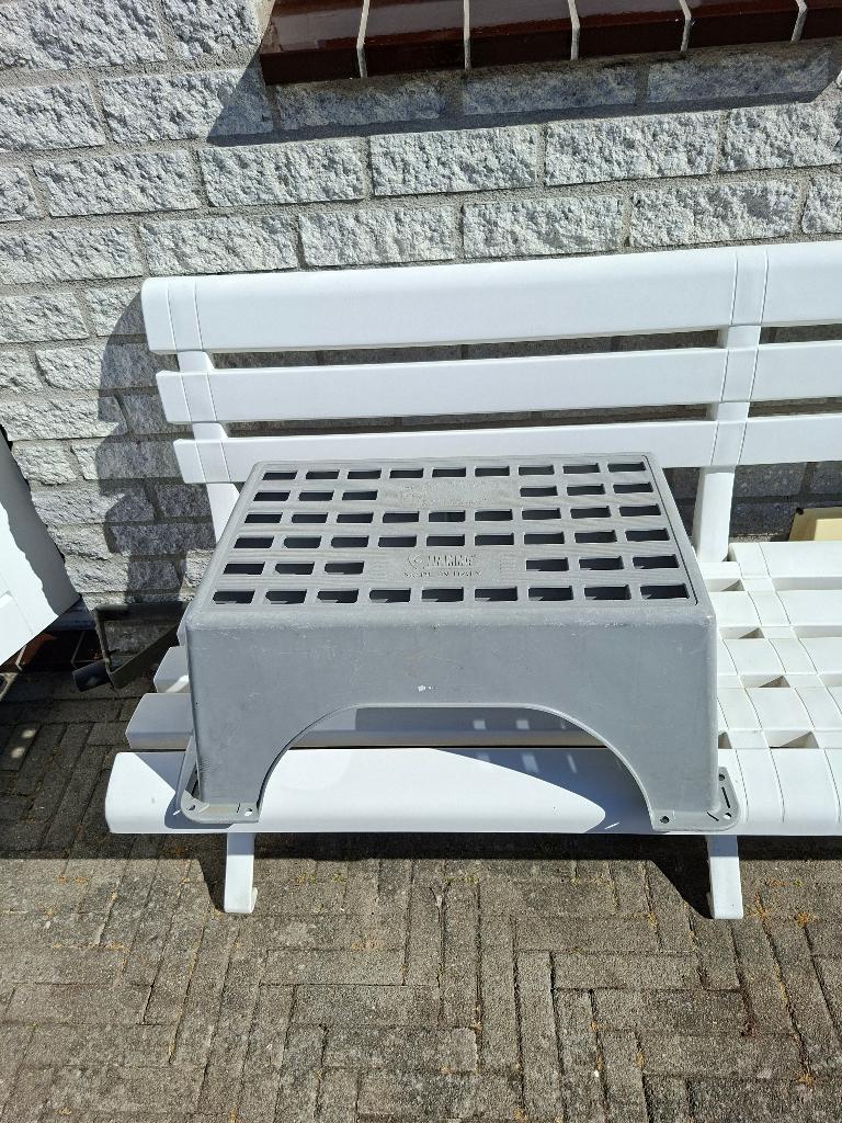 Caravan opstapje, Ophalen, Gebruikt