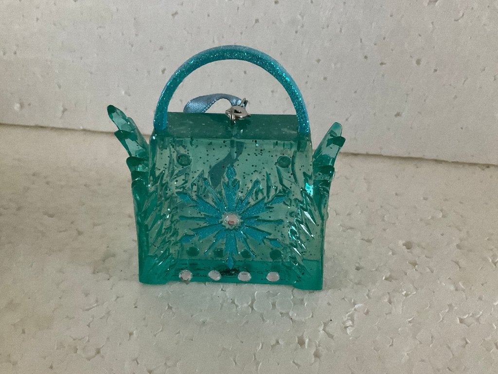 Disney ornament - tasje van Elsa (Frozen), Verzamelen, Disney, Ophalen of Verzenden, Overige figuren, Zo goed als nieuw, Overige typen