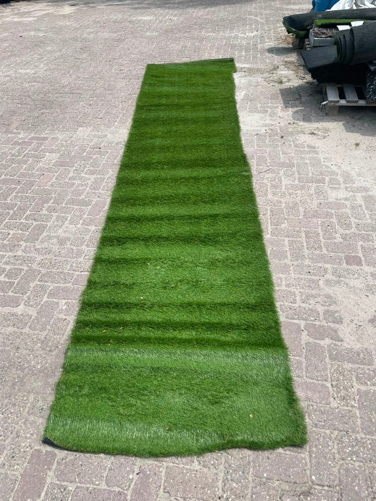Reststuk kunstgras ca 100x470cm, Tuin en Terras, Gras en Kunstgras, Ophalen, Nieuw, Minder dan 10 m², Kunstgras