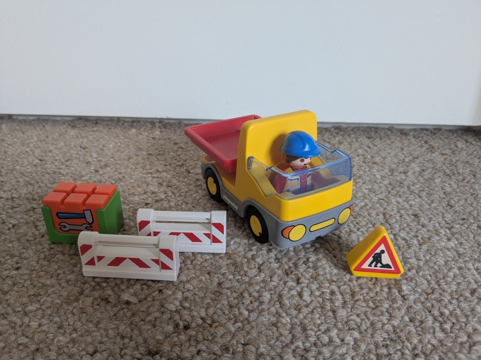 Playmobil 123 Vrachtwagen met laadklep 6960, Ophalen, Zo goed als nieuw