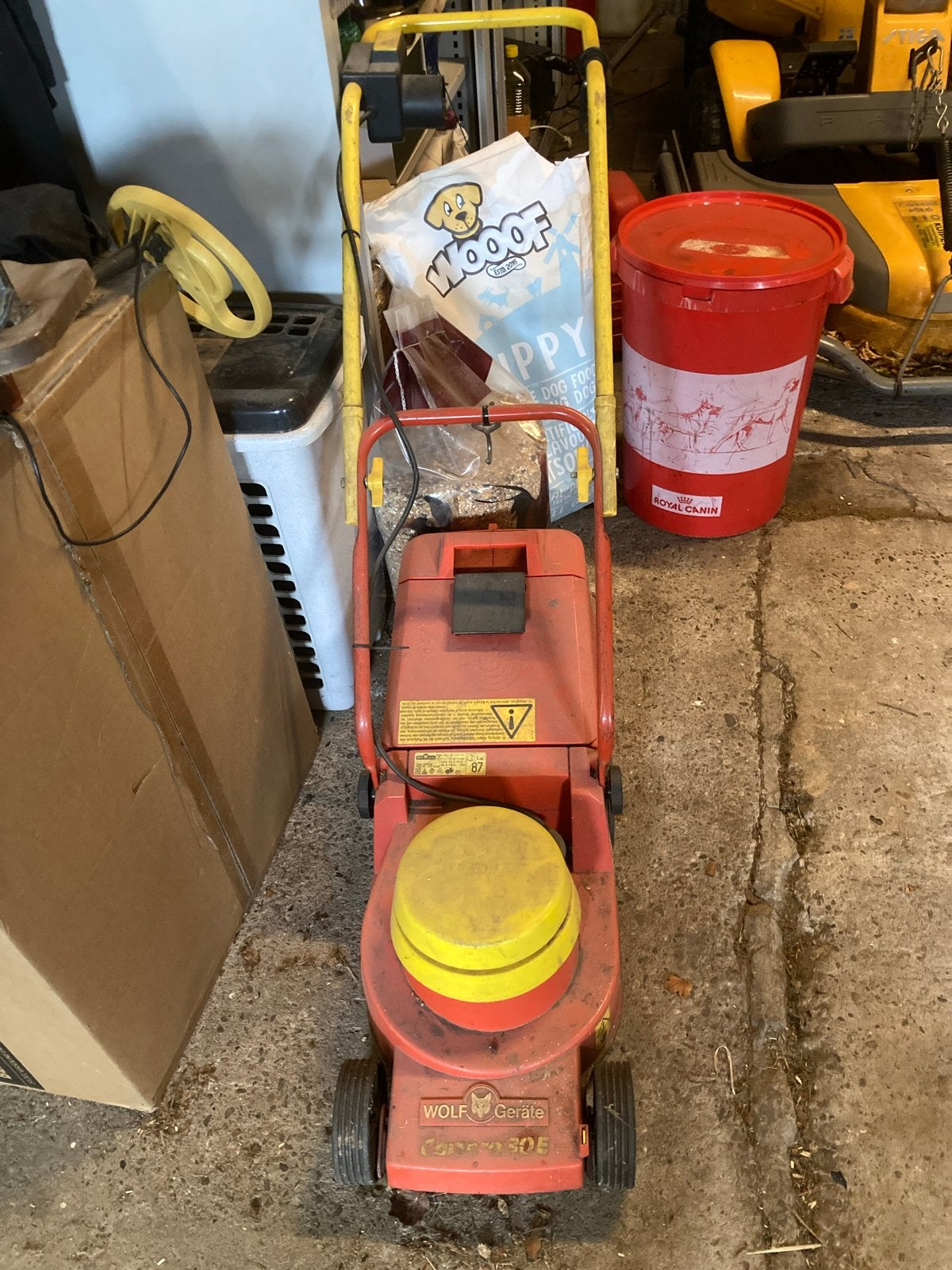 Wolf Garten Carrera 305 Elektrische Grasmaaier, Ophalen, Cirkelmaaier, Gebruikt, Elektrische grasmaaier
