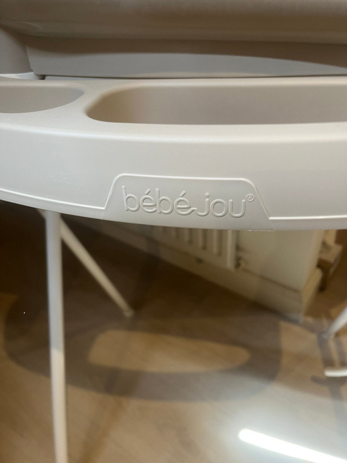 Babaybad met thermometer, Ophalen of Verzenden, Zo goed als nieuw, Badje, Bébé-jou
