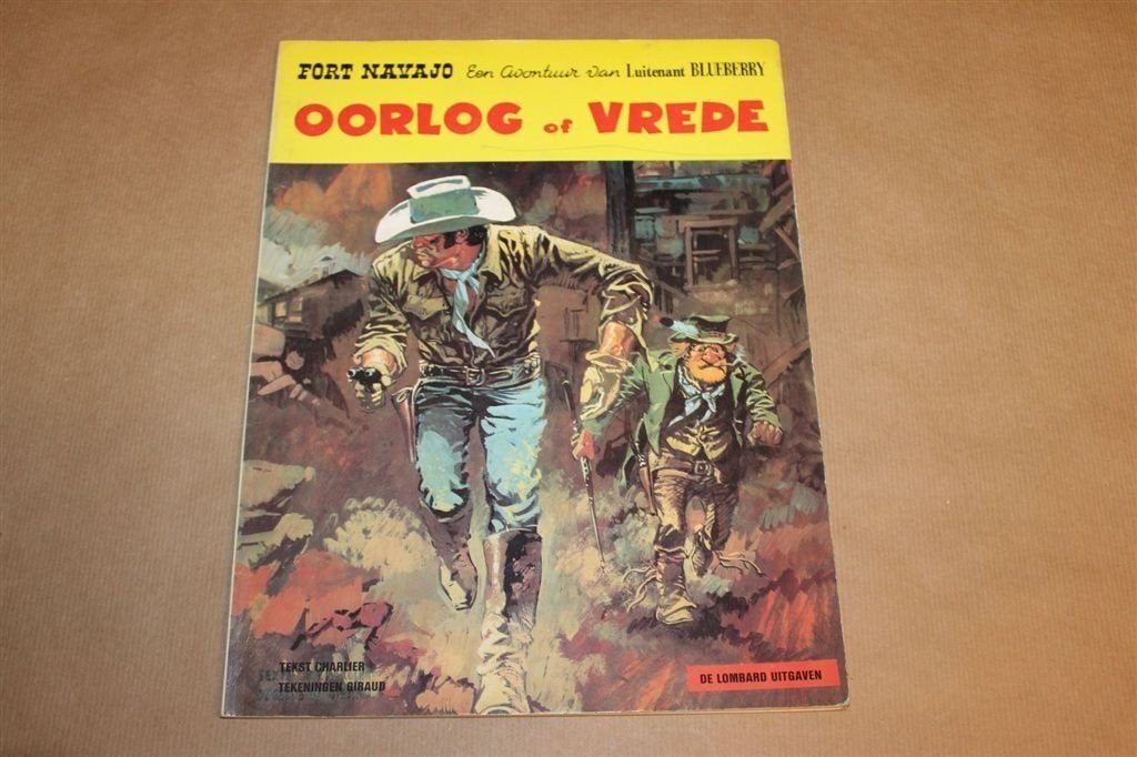 Blueberry Oorlog of Vrede — Giraud en Charlier 1971, Eén stripboek, Ophalen of Verzenden, Gelezen
