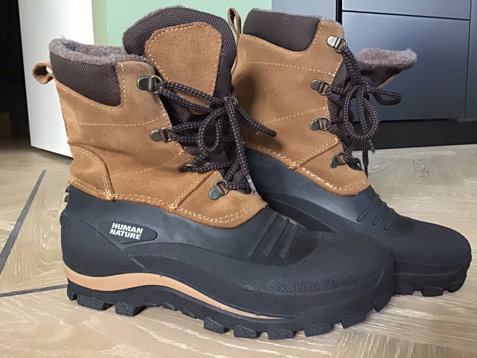 Snowboots Heren maat 40 ANWB Human Nature Bruin, Kleding | Heren, Schoenen, Bruin, Boots, Ophalen of Verzenden, Zo goed als nieuw