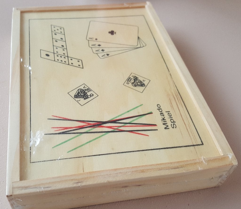 Mikado houten spellendoos - geheel nieuw in geseald folie, Een of twee spelers, Ophalen, Nieuw