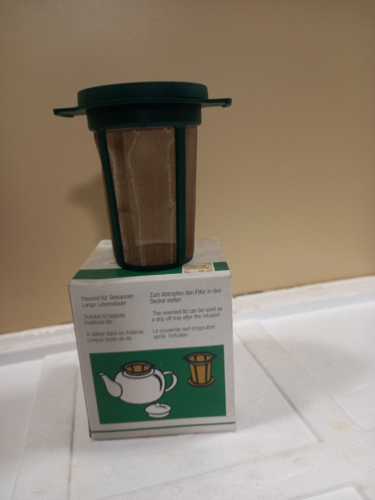 thee voor losse theezeef theefilter, Groen, Nieuw, Ophalen of Verzenden, Metaal