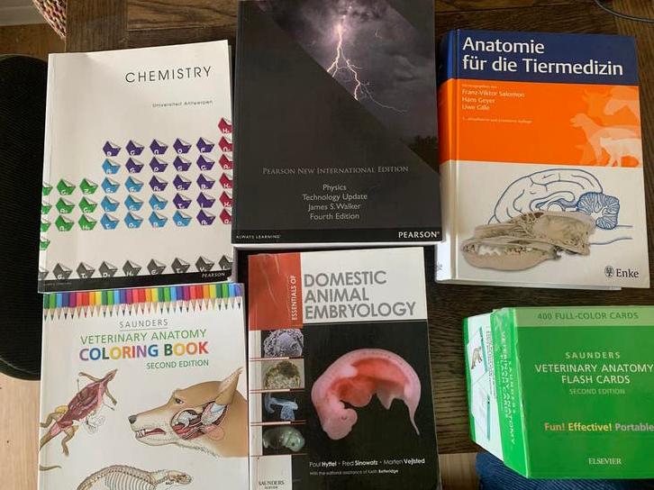 Diergeneeskunde studieboeken, Boeken, Studieboeken en Cursussen, Ophalen of Verzenden, Beta, Zo goed als nieuw, WO