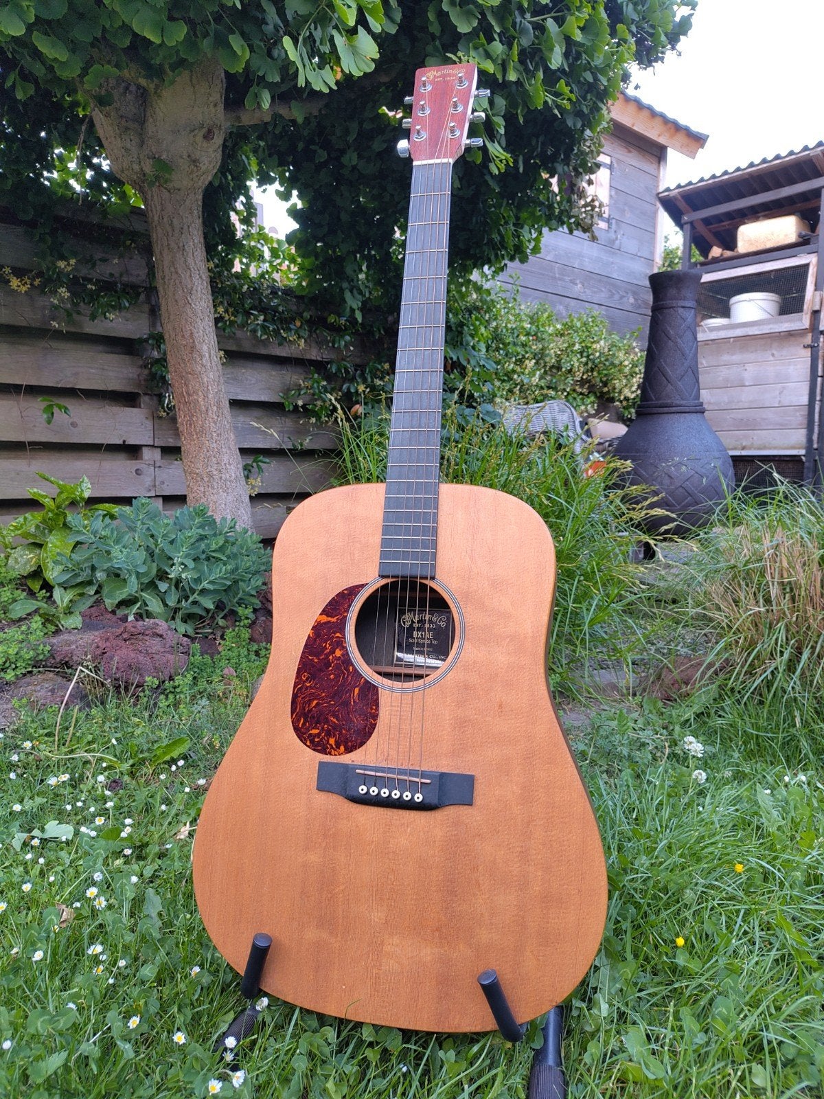 Martin DX1AE gitaar linkshandig. Zeer goede staat, Ophalen, Zo goed als nieuw, Klassieke of Spaanse gitaar