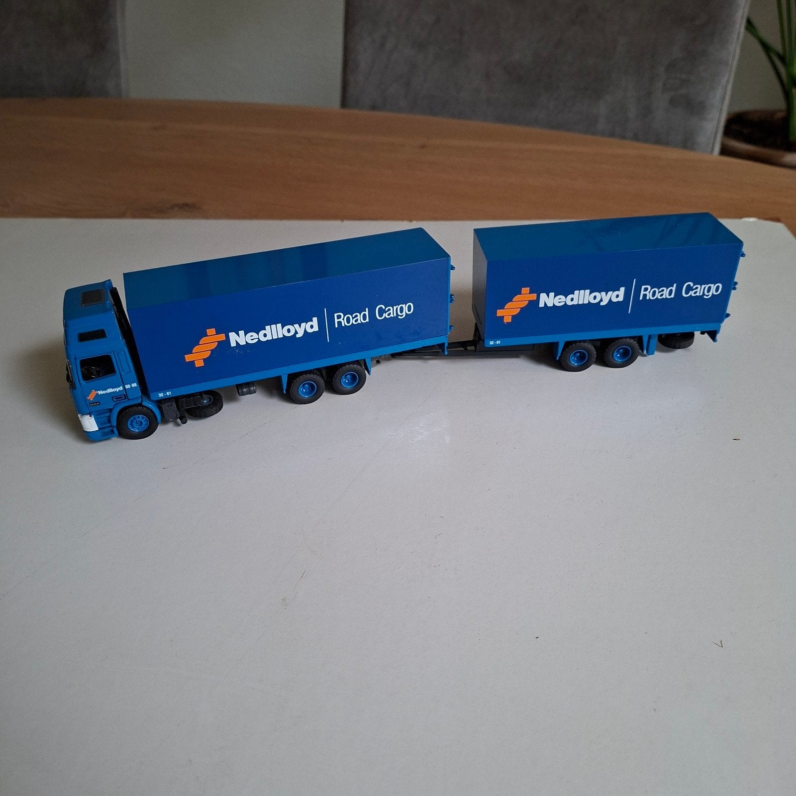 Tekno Topsleeper Nedlloyd DAF 95 modelvrachtwagen, Hobby en Vrije tijd, Overige merken, 1:32 tot 1:50, Ophalen of Verzenden, Zo goed als nieuw