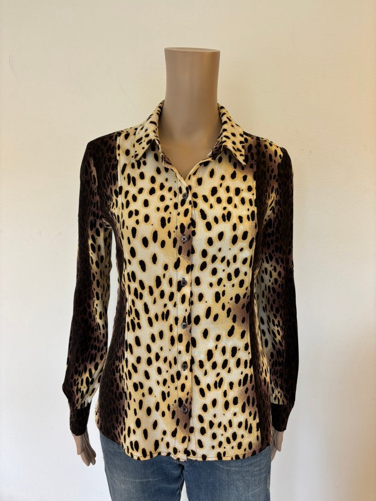 Fifth house dierenprint blouse maat 36, Bruin, ., Ophalen of Verzenden, Zo goed als nieuw