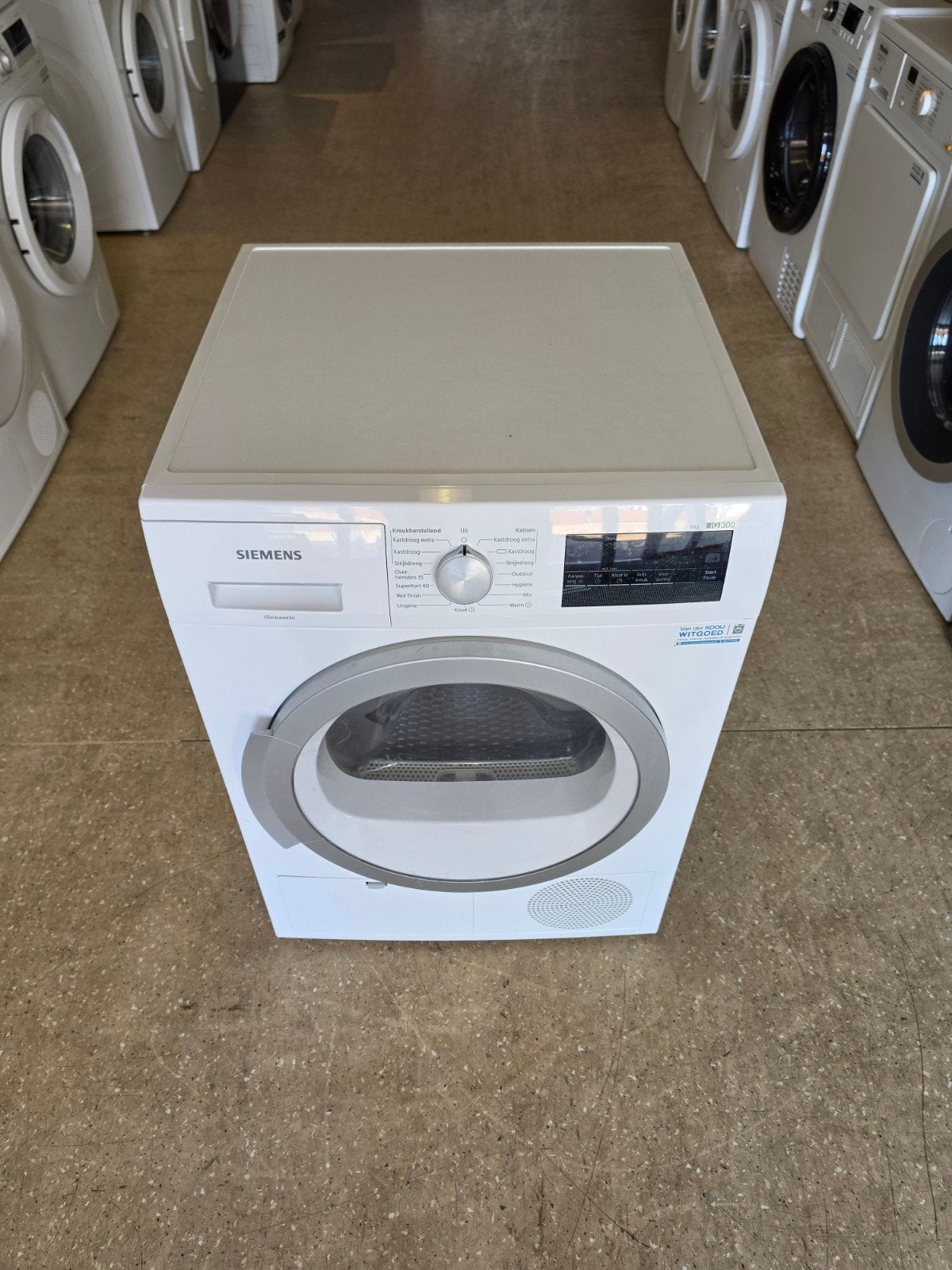 Siemens IQ 300 condensdroger | 8 kilo | Gratis thuis 🚚✅️, Witgoed en Apparatuur, Wasdrogers, Jirnsum, Anti-kreukfase, 8 tot 10 kg