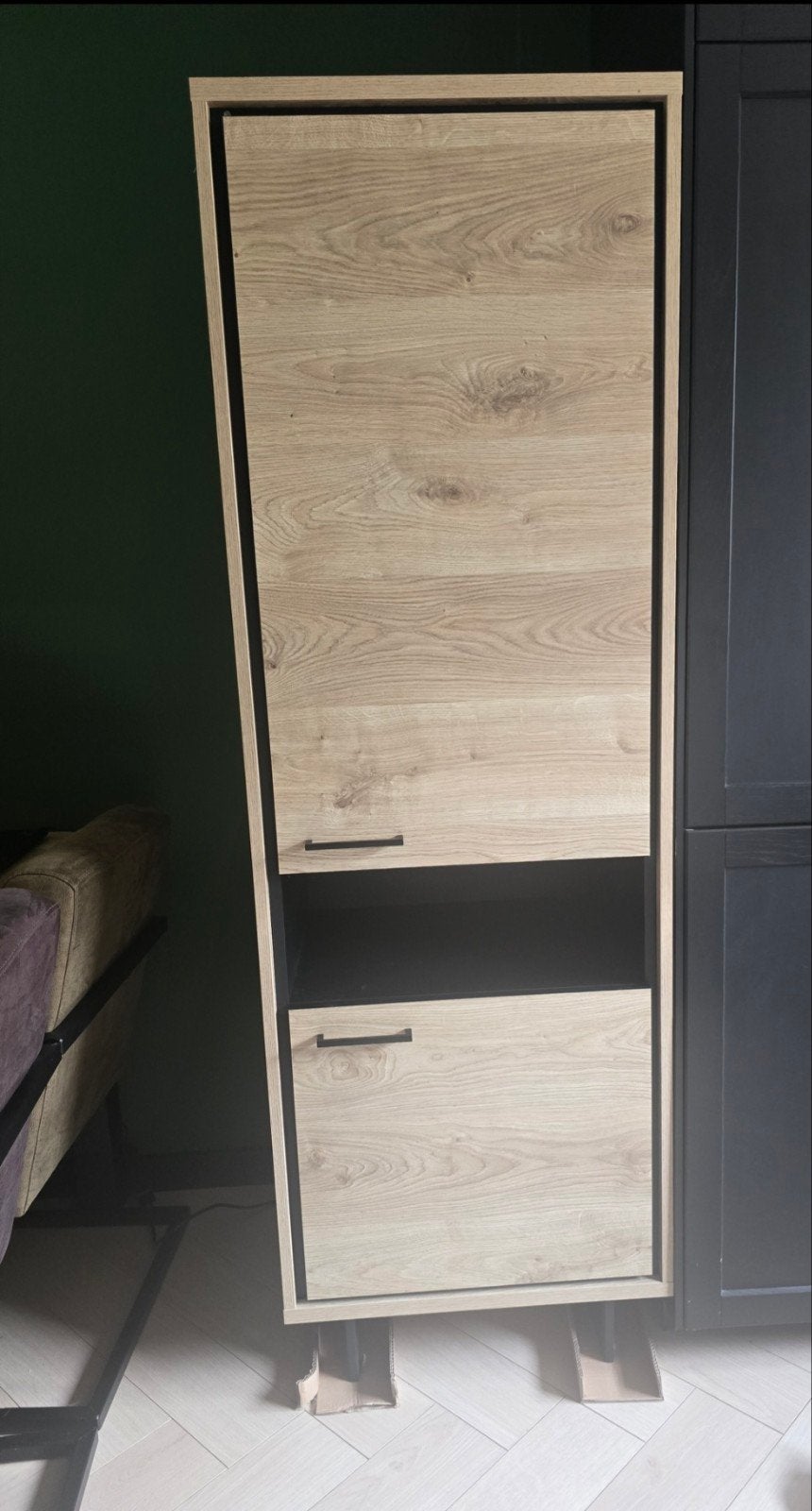 Complete set: TV-meubel, hoge kast en salontafel, Huis en Inrichting, Kasten | Televisiemeubels, Ophalen, Gebruikt, 150 tot 200 cm
