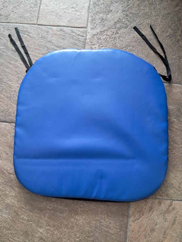 Heel Mooi En Zacht Stoel/Bureau Kussen, Ophalen of Verzenden, Zo goed als nieuw, Blauw, Vierkant