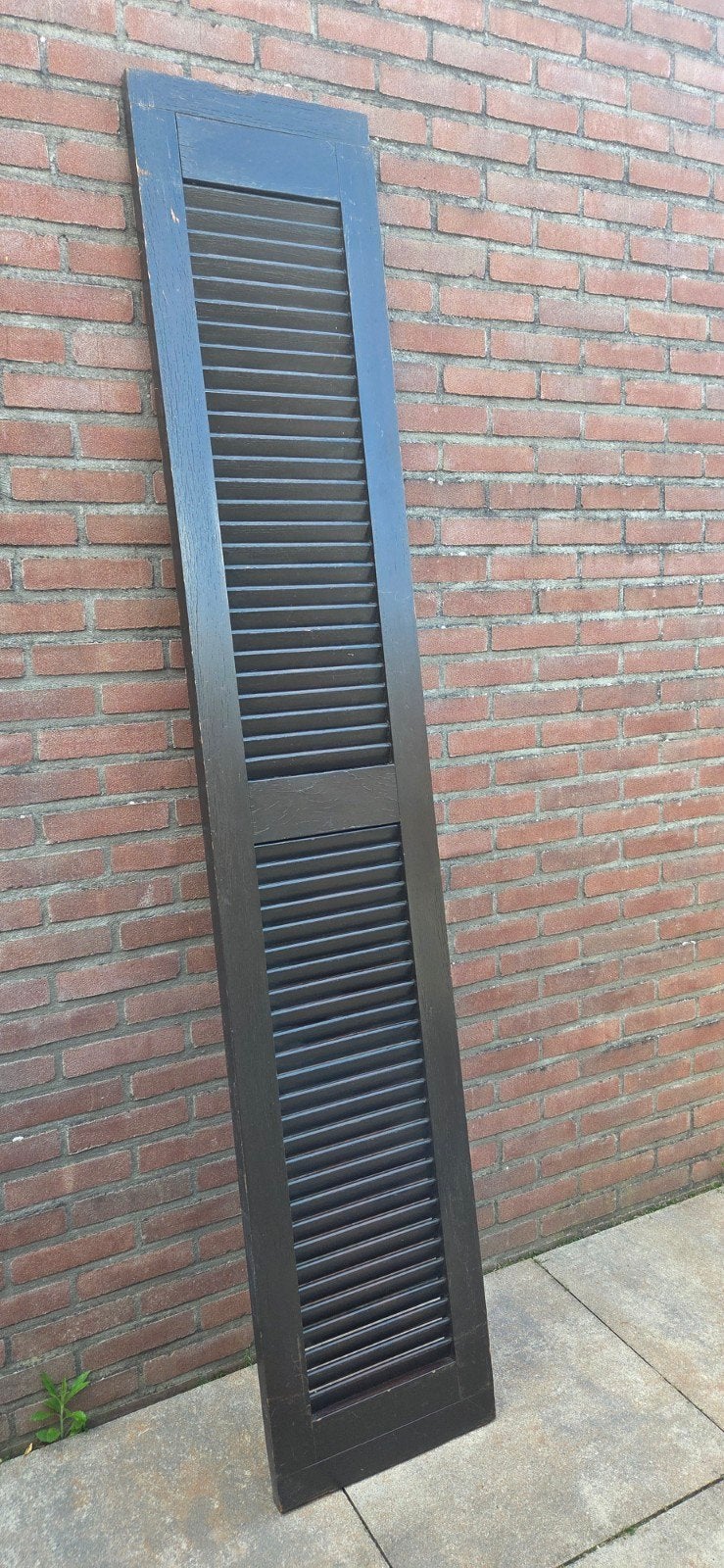 Groot zwaar louvre luik, Ophalen, Gebruikt