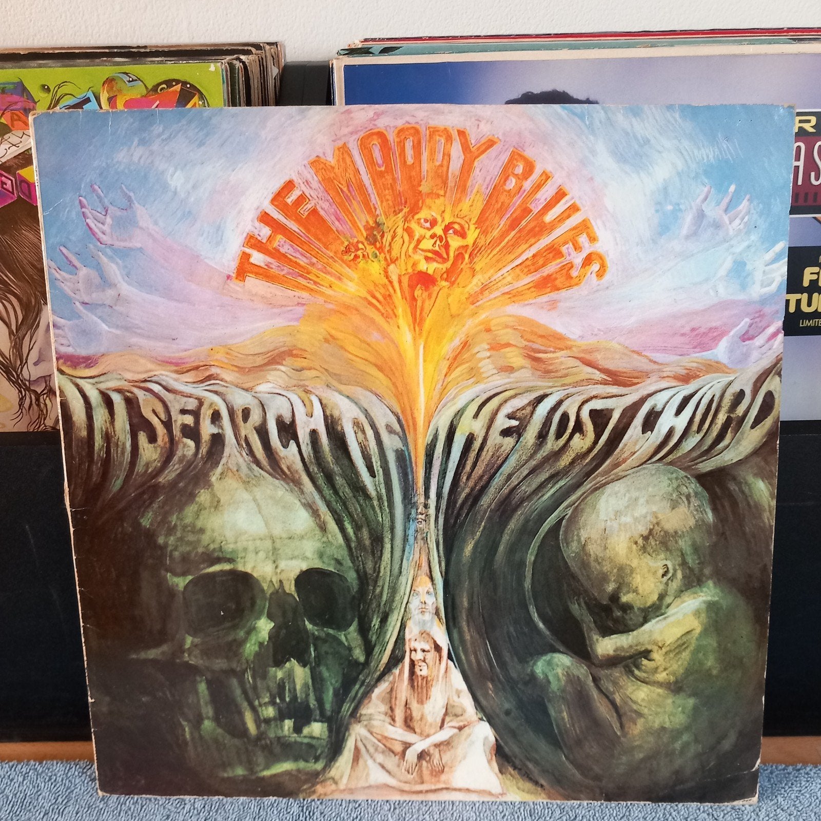 lp the moody blues in search of the lost cord, Ophalen of Verzenden, Zo goed als nieuw, 12 inch