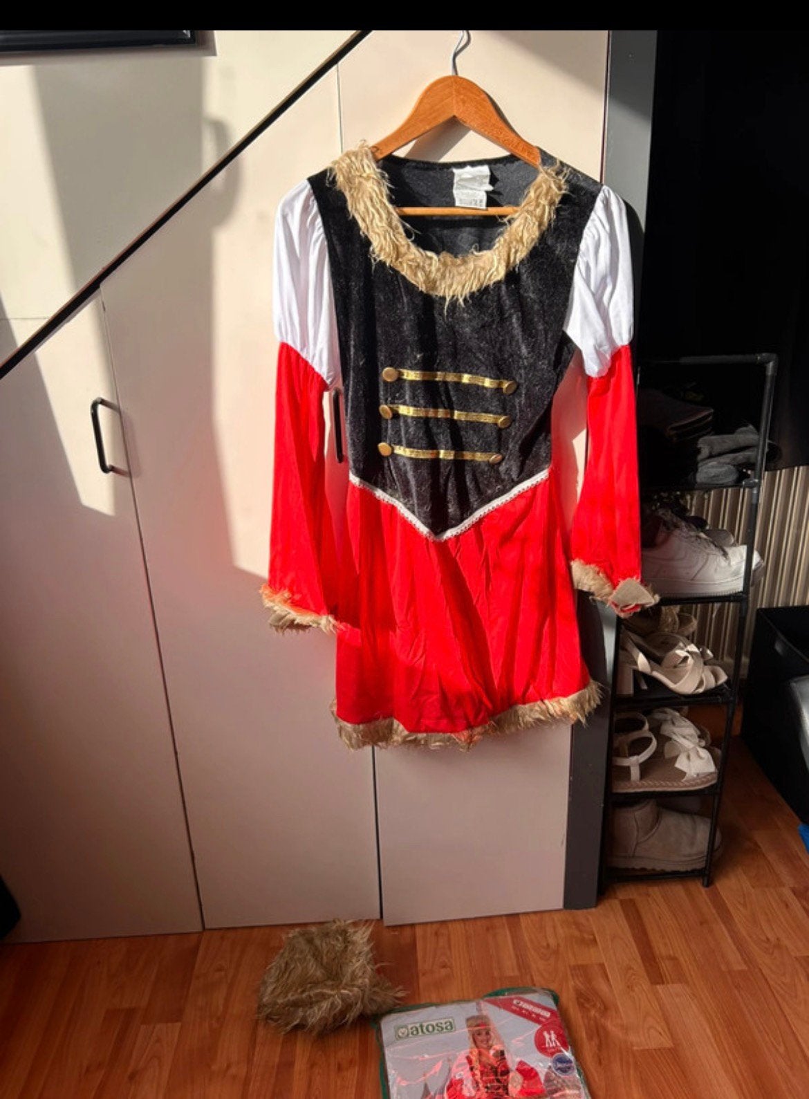 Moskou jurkje, Kleding | Dames, Carnavalskleding en Feestkleding, Kerstmis of Sinterklaas, Ophalen of Verzenden, Zo goed als nieuw