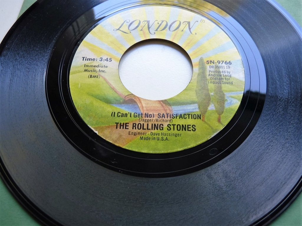 US16A rolling stones Satisfaction USA78 €10 , Gebruikt, 7 inch, Ophalen of Verzenden, Beschermende buitenhoes