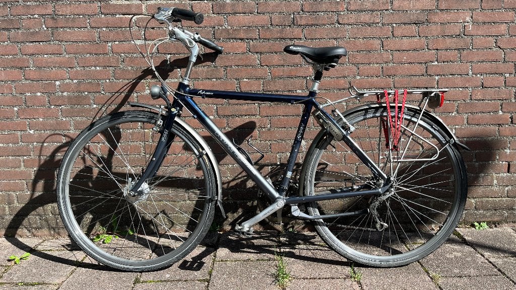 Kleine (49cm) Koga te koop; 28 inch wielen; 21 versnellingen, Gebruikt, Velgrem, Versnellingen, 49 tot 53 cm
