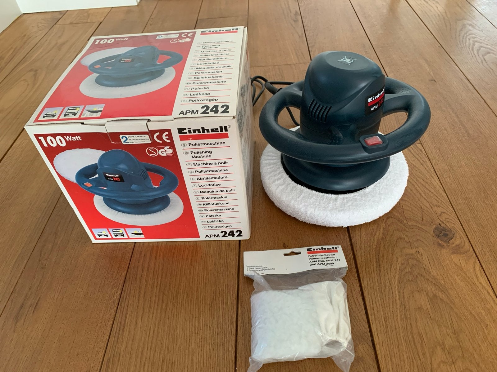 Einhell APM 242 Polijstmachine 100 Watt, Ophalen, Zo goed als nieuw