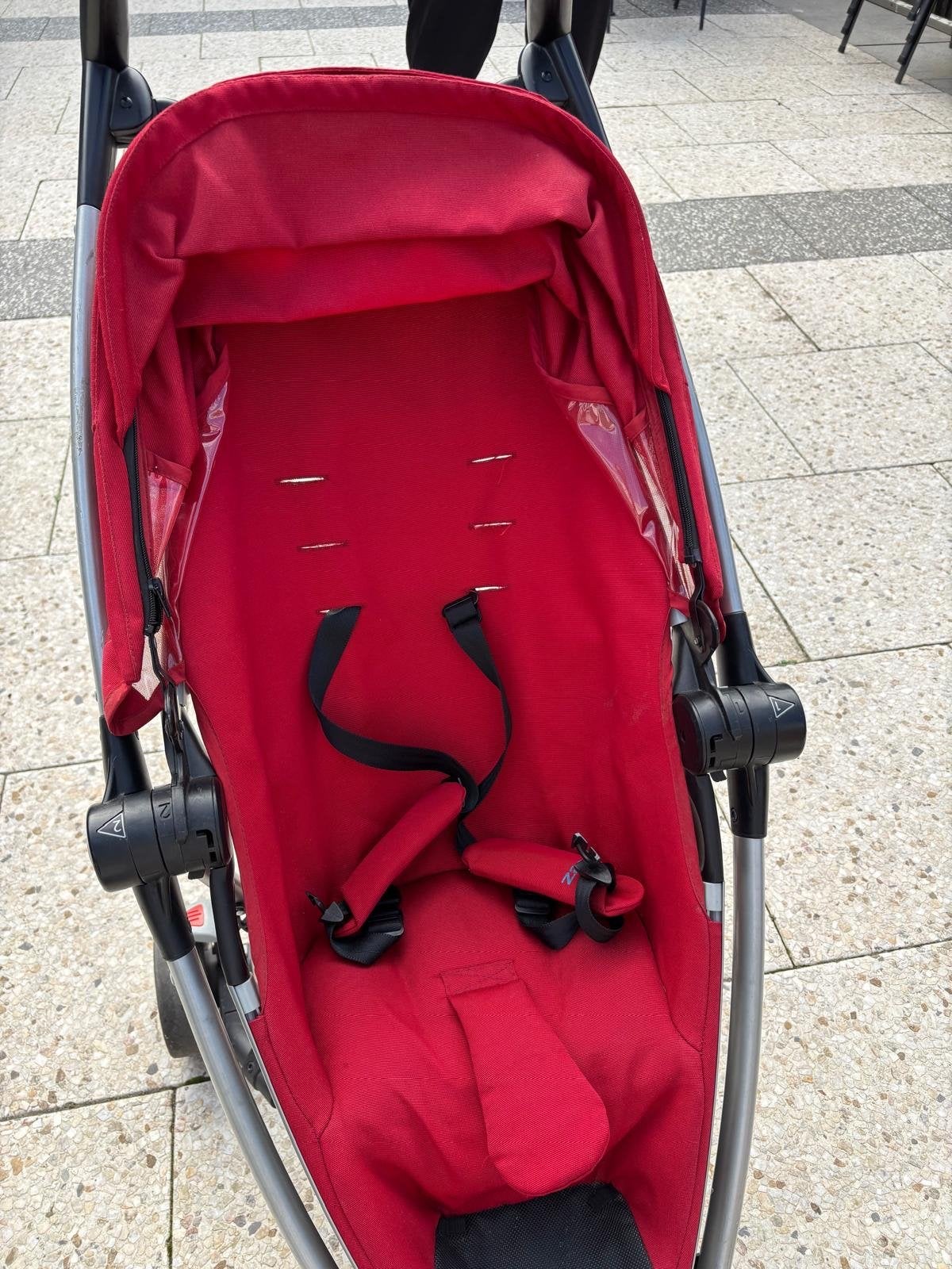 Quinny Zapp Xtra 2 Buggy - Rood, Ophalen of Verzenden, Zo goed als nieuw, Kinderwagen, Quinny