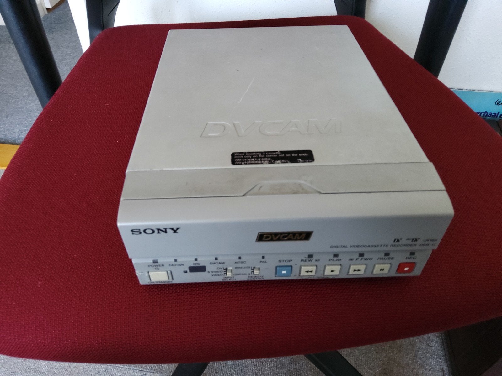 Sony dsr 11 DV Cam professionele recorder  met adopter etc, Ophalen of Verzenden