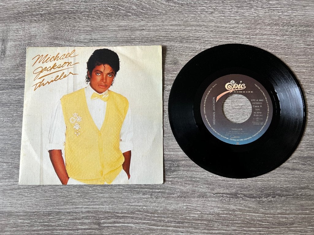 Michael Jackson Thriller Vinyl Singel 7 inch (Spain) 1983, Pop, Originele persing, 7 inch, Ophalen of Verzenden