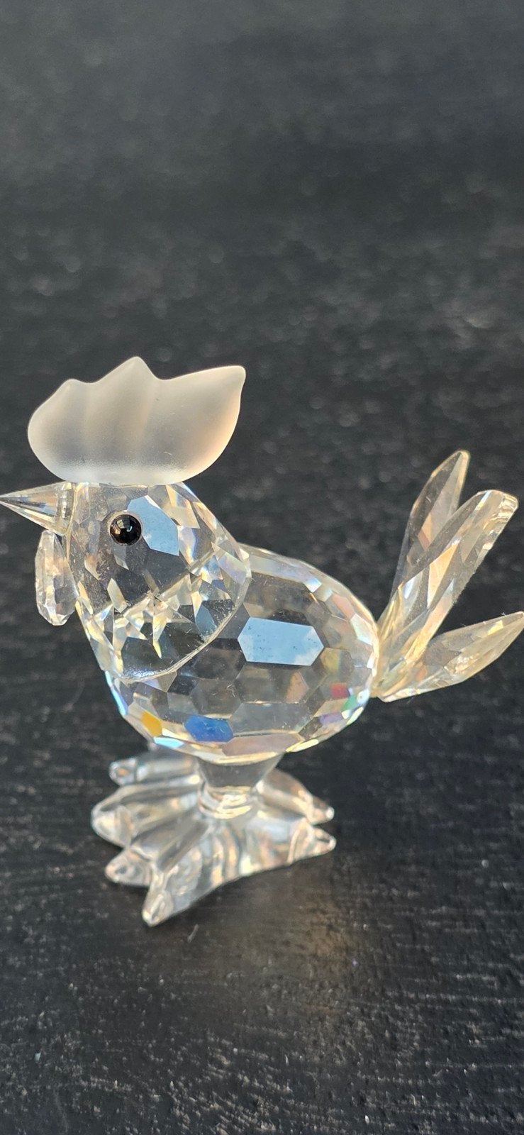 Swarovski Haan Kristal Figuur 7674/045/000 - 49 mm, Ophalen, Zo goed als nieuw, Figuurtje
