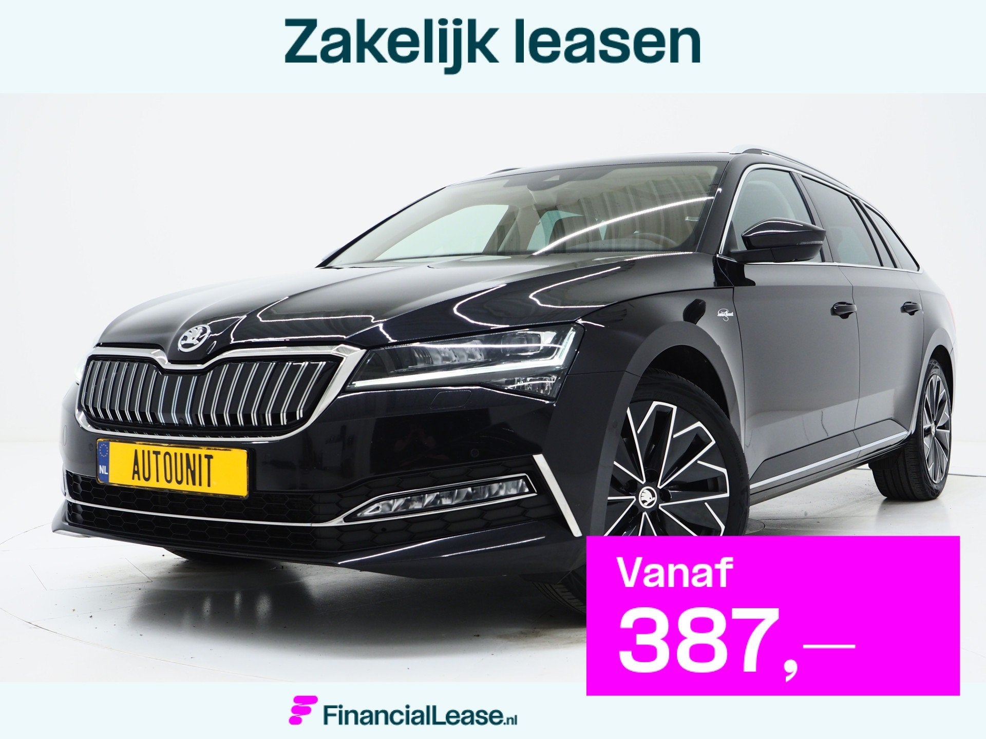 Skoda Superb Combi 1.4 TSI iV Laurin & Klement | Panoramadak, Dealer onderhouden, Gebruikt, Zwart, 4 cilinders