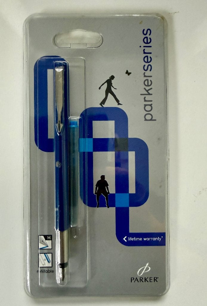 Parker vector vulpen met medium punt in de verpakking, Verzamelen, Pennenverzamelingen, Ophalen of Verzenden, Zo goed als nieuw