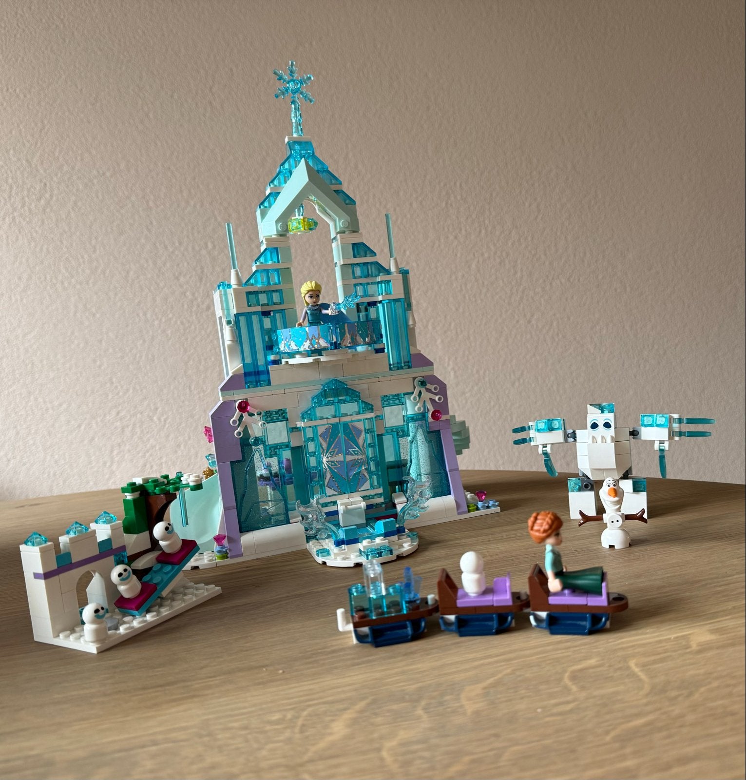 LEGO Disney Frozen IJskasteel (43172) met Elsa, Anna en Olaf, Kinderen en Baby's, Speelgoed | Duplo en Lego, Compleet, Lego, Ophalen of Verzenden