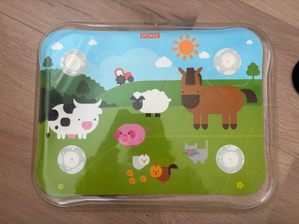 Stokke Tripp Trapp Play Tray met Inlegvellen, Kinderen en Baby's, Ophalen of Verzenden, Gebruikt, Overige typen