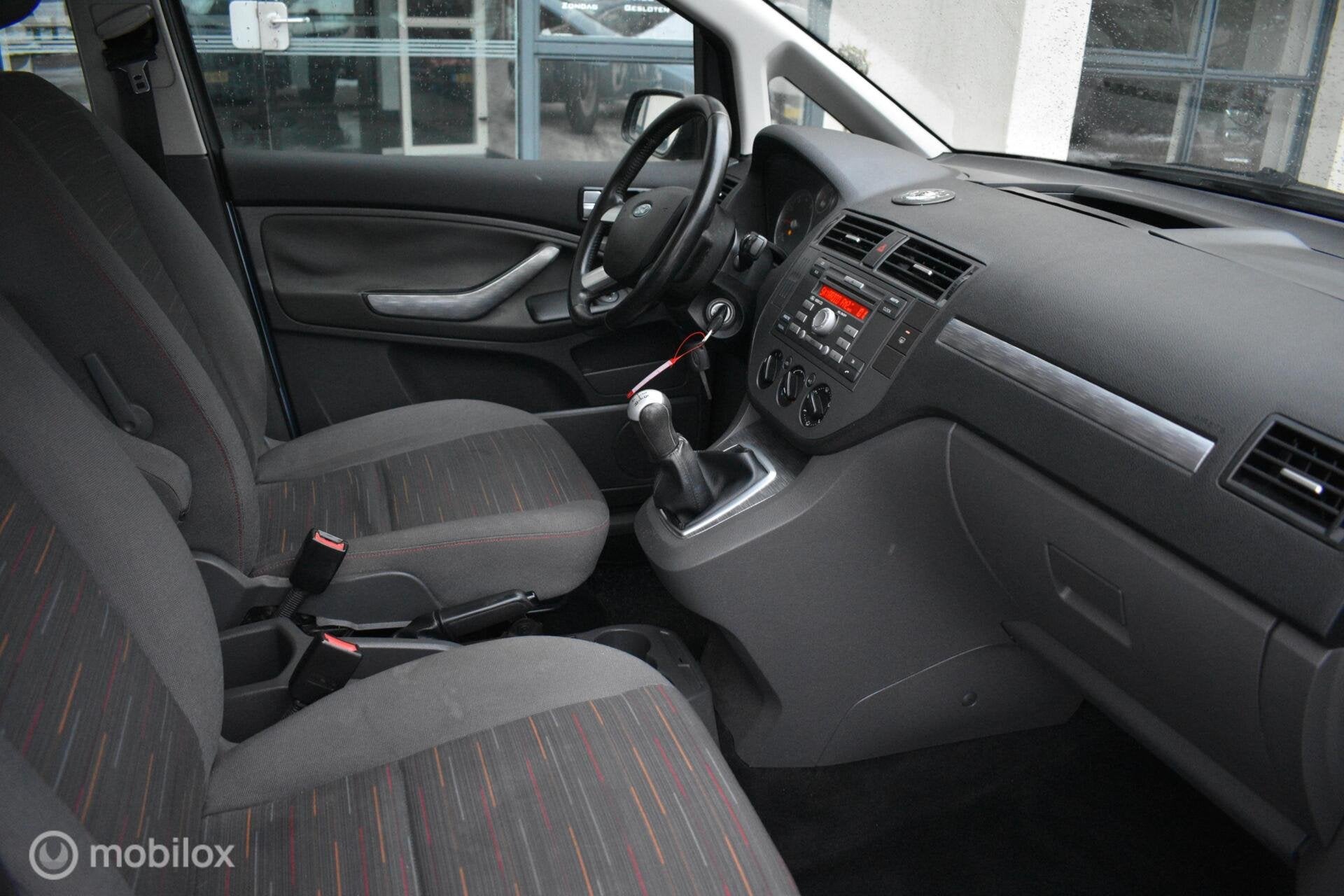 Ford C-Max 2.0-16V Trend '07 Airco|Cruise|Nette Auto!, Auto's, Voorwielaandrijving, Stof, 4 cilinders, Blauw