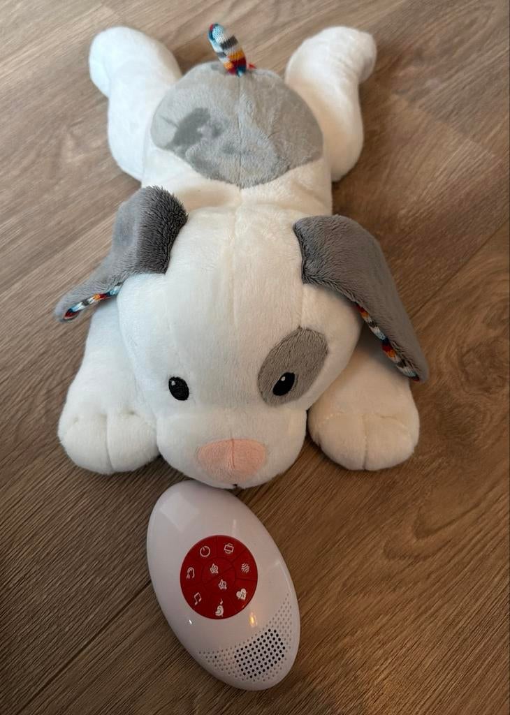 Hartslag knuffel Zaza - Kalmerend hondje met geluid, Ophalen of Verzenden, Zo goed als nieuw, Overige typen, Met geluid