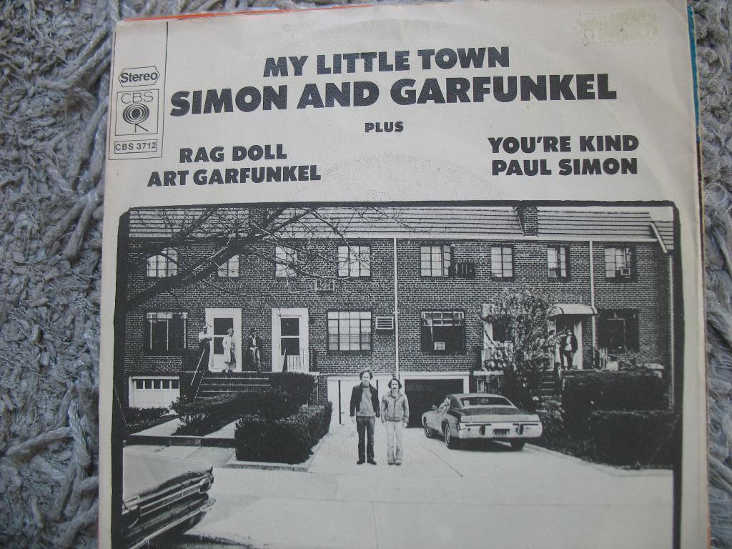 Simon & Garfunkel - My little town +2, Gebruikt, Ophalen of Verzenden, Pop, Maxi-single