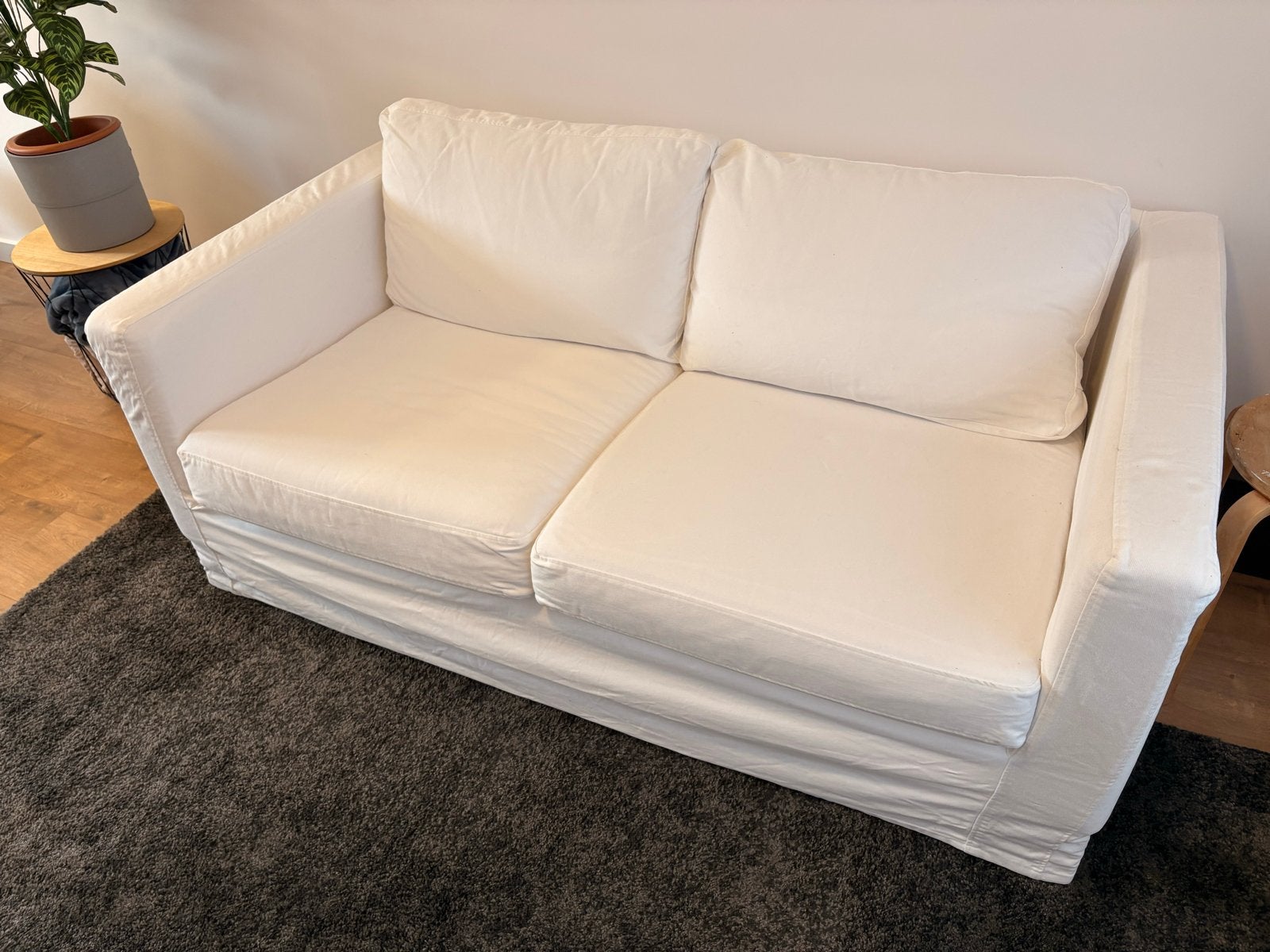 IKEA bank met afneembare hoezen, Huis en Inrichting, Banken | Bankstellen, Ophalen, Gebruikt, 150 tot 200 cm, Tweepersoons