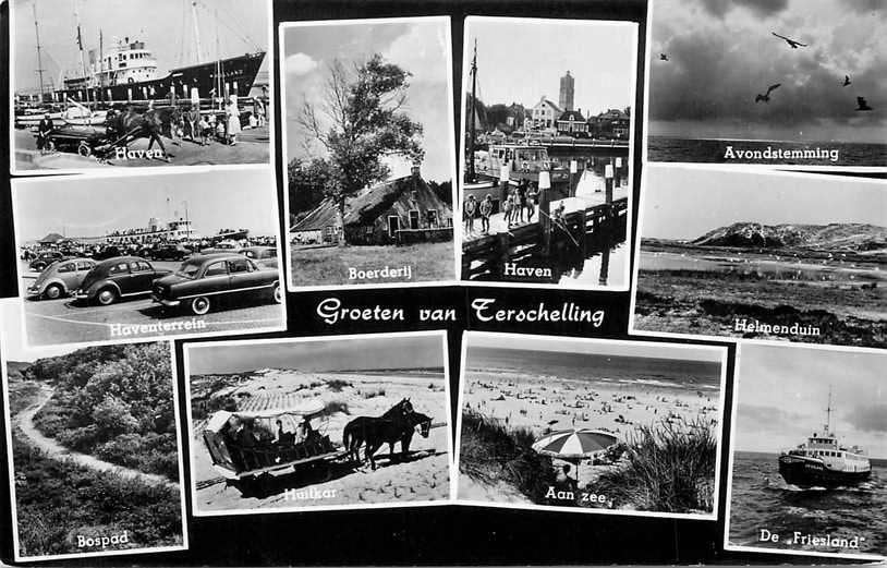 377-091-003 Terschelling, Verzenden, Voor 1920, Friesland