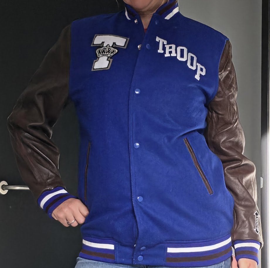 Vintage Troop Nieuw baseball jack = Maat L, Maat 52/54 (L), Nieuw, Troop, Verzenden
