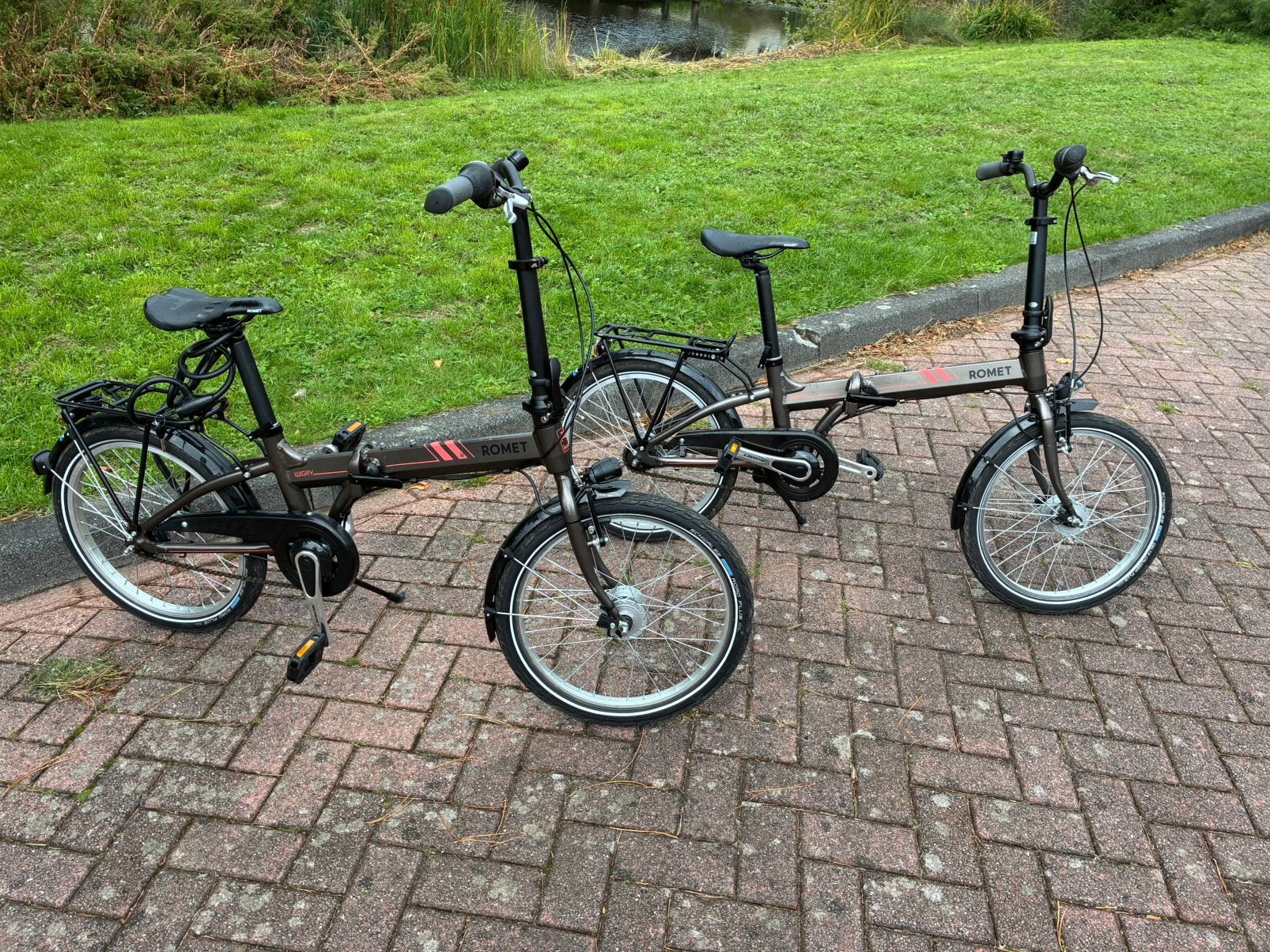 2x Romet Wigry 7 Speed vouwfiets  Gereserveerd tot dinsdag, Versnellingen, Zo goed als nieuw, Totaal opvouwbaar, Ophalen
