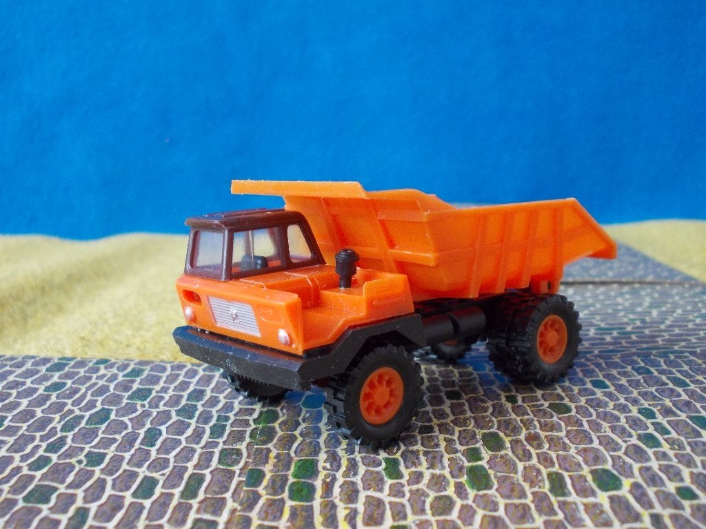 Perlini T20 S dumper-truck voor de mijnbouw - oranje / bruin, Ophalen of Verzenden, Nieuw, Bus of Vrachtwagen, Overige merken